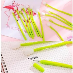 Color Changing Flower Pens,12PCS Ballpoint Pens Colorful Gel Ink Rollerball Pens Black 0.5mm (12 pack,Colored Tulip) for School Home Office Stationery Store Kids Girls - Image 9