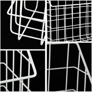 CIEOVO 2 Pieces Bath Toy Storage Holder for Bathtub, Hanging Metal Mesh Bath Toy Organizer Large Capacity Bathtub Toy Storage Shower Caddy for Bathroom Storing Clothes Toiletries - Image 3