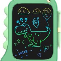 ORSEN 8.5 Inch LCD Doodle Board Tablet Toy - Green Dinosaur Drawing Pad for Kids 2-6 Years Old - Christmas and Birthday Gifts