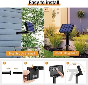 12 Pack Solar String Lights Outdoor, Total 960LED 396FT Solar Fairy Twinkle Lights Outdoor Waterproof 8 Modes Copper Wire Solar Lights for Outside Garden Patio Tree Christmas Wedding Party Decor - Image 6