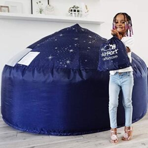 The Original Patented AirFort - Build A Fort in 30 Seconds, Inflatable Fort for Kids, Play Tent for 3-12 Years, A Playhouse Where Imagination Runs Wild, Fan not Included (Starry Night) - Image 3