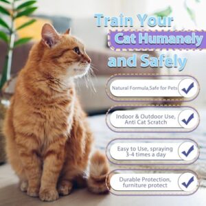 Tetra No Scratch Spray for Cats, Natural Anti Scratch Cat Spray, Effective Cat Bitter Spray for Chewing & Scratching Keep Off Cat Indoor or Outdoor, Protect Furniture, Curtain, Floor & Plant, 50 Ml - Image 3