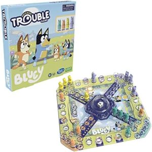 Hasbro Gaming Trouble Bluey Edition Game | Family Board Games | Kids Play as Bluey, Bingo, Bandit or Chilli | Easter Gifts for Girls & Boys | 2-4 Players | Ages 5+ (Amazon Exclusive) - Image 15