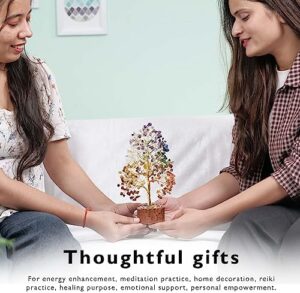 7 Chakra Crystal Tree For Positive Energy - Birthday Gifts For Women, House Warming Gifts New Home, Chakra Tree - Tree Of Life Decor, Chakra Decor, Office Decor For Women, Reiki Gifts, Spiritual Gifts - Image 6