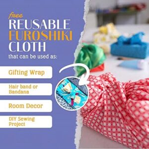 Earthy Good DIY Bath Bomb Kit With Organic Ingredients 100% Natural Includes: Essential Oils, Dried Rose, Chamomile & Lavender, Molds, Guide & More- Includes Furoshiki Cloth- Makes 10 Mini Bath Bombs - Image 8