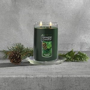 Yankee Candle Balsam & Cedar Scented, Classic Large 22oz Dual-Wick Tumbler Candle, Over 75 Hours Burn Time, Ideal for Holiday Season & Gifting - Image 3