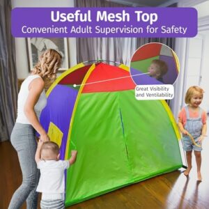 Alvantor Kids Tents Indoor Children Play Tents For Toddler Tents For Kids Pop Up Tent Boys Girls Toys Indoor Outdoor Play Houses Giant Party 58”x58"x47" - Image 5