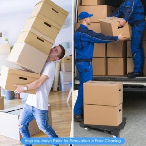 Furniture Dolly, 2 Pack Furniture Movers with Wheels, 530 LB Capacity, New Upgrade Completely Silent Technology, Moving Dolly Cart with Wheels - Image 6