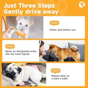 Pet Training Spray | Dog Deterrent Spraying for Peeing | Effective Dog Repellent Spraying for Furniture | Stops Chewing & Peeing | Safe for Indoor & Outdoor Use | 5.92 fl oz, 2 Pack - Image 4