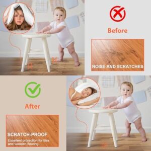 Felt Furniture Pads 300 Pieces, Furniture Pads for Hardwood Floors, Felt Pads for Chair Legs Furniture, Floor Protectors for Furniture Black - Image 5