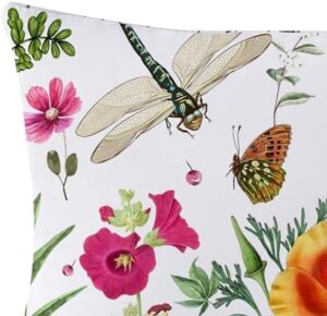 NIGHTWISH Outdoor Waterproof Pillow Covers 18x18 Set of 4 Spring Summer Decorative Floral Throw Pillow Covers Farmhouse Sofa Couch Cushion Cases for Patio Furniture Garden Decor - Image 8