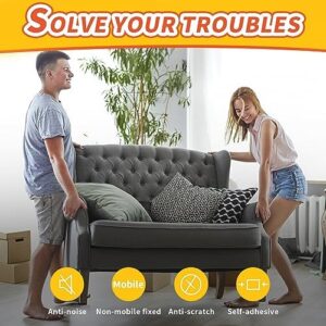 Felt Furniture Pads, Non Slip Self Adhesive Cuttable Felt Tape Black Heavy Duty Felt Strip Roll for Protecting Hardwood Floors Chair Wall Protector (40 x 5 x 0.12 Inch) - Image 5