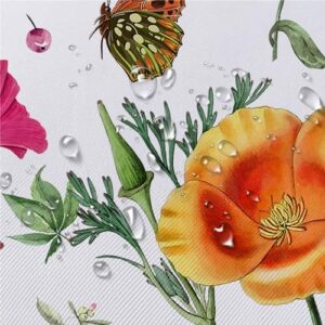 NIGHTWISH Outdoor Waterproof Pillow Covers 18x18 Set of 4 Spring Summer Decorative Floral Throw Pillow Covers Farmhouse Sofa Couch Cushion Cases for Patio Furniture Garden Decor - Image 6