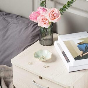 Jewelry Dish Tray, Ring Dish, Ceramic Trinket Tray, Key Bowl, Decorative Plate, for Friends Sisters Daughter Mother(Light Green) - Image 3