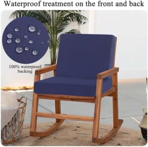 HEBE Outdoor Patio Cushion Covers Set of 12 Waterproof Stretch Seat Cushion Cover for Patio Furniture Clearance Outdoor Sofa Cushion Cover Replacement Couch Slipcovers Chair Seat Cover - Image 5