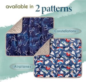 Florensi Weighted Lap Pad for Kids, 5 lbs - Weighted Blanket for Kids, Teenagers, Boys, Girls - Soft, Warm, Comfortable - Sensory Weighted Lap Blanket & Calm Down Corner Supplies - 20" x 23" - Image 9