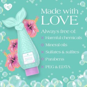 Glimmer Wish Mermaid Kids Conditioner, Paraben and Sulfate Free Conditioner for Strong and Smooth Hair, Kids Hair Care, Tropical Beach Scent, 12 Fl Oz - Image 6