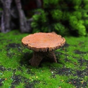 5 Pcs Fairy Garden Accessories Outdoor Miniature Table and Chairs Set Mini Resin Furniture Ornaments Kit Micro Landscape Decor for DIY Craft Gift Dollhouse Succulents Home Decoration - Image 6