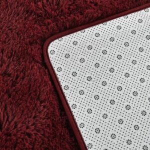 Large Shag Area Rugs 6 x 9, Plush Fuzzy Rugs for Living Room, Ultra Soft Fluffy Furry Rug for Bedroom, Indoor Carpet Nursery Rugs for Kids Room Home Decor, Burgundy - Image 6