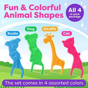 Kids Flossers 4 Pack (200 Total), Kids Floss Picks, Flossers Kids, Floss for Kids, Cute Animal Shapes, Glides Easy Between Teeth, Flosser Helps Prevent Tooth Decay & Gum Disease, Bubble Gum Flavored - Image 5