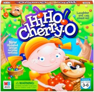 Hasbro Gaming Hi Ho Cherry-O Board Game | Preschool Games for Kids | 2-4 Players | Easter Gifts for Girls & Boys | Ages 3+ (Amazon Exclusive)