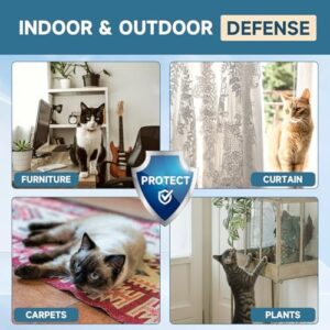 Cat Deterrent Spray, Natural Cat Repellent Spray, Anti-Scratch Deterrent for Furniture, Sofas, Rugs, Curtains, Plants, Indoor & Outdoor Repellent Cats Kittens, Non-Toxic, Alcohol-Free 6.76 FL Oz - Image 3