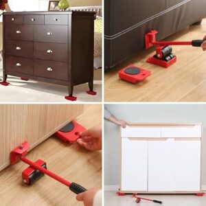 Furniture Lift Mover Tool Set, Furniture Movers with Four 360°Wheels, Furniture Lifter Tool,Furniture Mover Dolly Set for Refrigerator,Sofa - Image 7