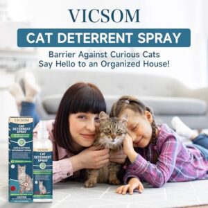 Cat Deterrent Spray, Natural Cat Repellent Spray, Anti-Scratch Deterrent for Furniture, Sofas, Rugs, Curtains, Plants, Indoor & Outdoor Repellent Cats Kittens, Non-Toxic, Alcohol-Free 6.76 FL Oz - Image 7