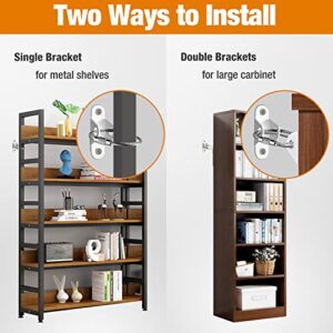 Furniture Anchors (10 Packs) Anti Tip Furniture Anchors for Baby Proofing, Furniture Wall Anchor Earthquake Straps for Furniture Dresser Wall Safety Anchor Furniture Fasteners to Wall, White - Image 3