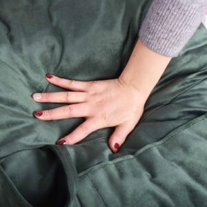 Bean Bag Chairs, Memory Foam Stuffing Bean Bag Chair for Adults/Teens/Kids, Velvet Lazy Sofa Furniture with Removable High-Rebound Memory Foam for Living Room Bedroom College Dorm - Image 2