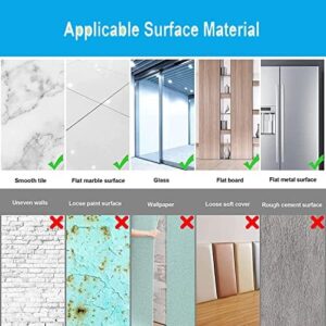 DARENYI 16"x 12"x 4Pcs Acrylic Mirror Sheet, Flexible Non Glass Full Length Full Body Mirror Tiles with Adhesive Tapes for Wall Bathroom Bedroom Door Home Decor - Image 5