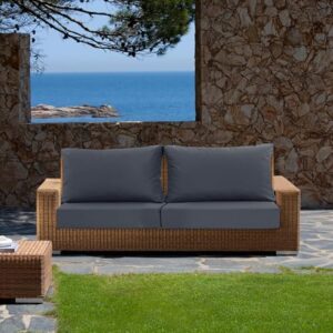 Outdoor Chair Cushions for Patio Furniture with Waterproof Detachable Cover, Deep Seat Couch Cushion Replacement and Backrest Pillow for Sectional Sofa, 25.6 x 25.6 Inch, Dark Grey, Set of 2 - Image 9