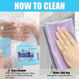 DARENYI 16"x 12"x 4Pcs Acrylic Mirror Sheet, Flexible Non Glass Full Length Full Body Mirror Tiles with Adhesive Tapes for Wall Bathroom Bedroom Door Home Decor - Image 4