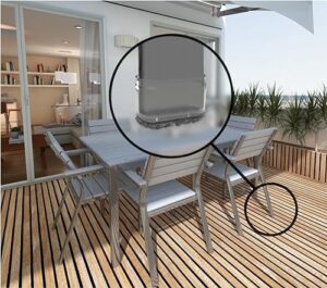 Slipstick GorillaOutdoor Berber Furniture Feet Pads with Clear Sleeve Sock (16 Pack) Weatherproof Outdoor Furniture Sliders for Medium Rectangular Legs - Image 3