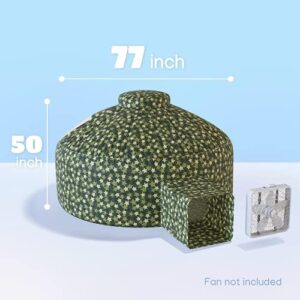 Skywin Air Tent Fort Playhouse for Kids - Inflatable Kids Fort Sets Up and Stores Away in Seconds (Fan NOT Included) (Camo) - Image 2