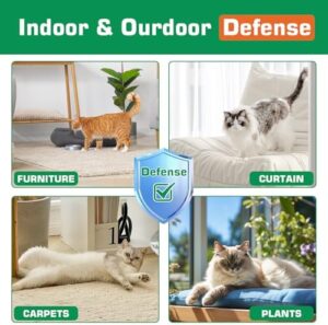 Cat Deterrent Spray, Natural Ingredients Cat Spray Deterrent for Cats and Kittens, Safe Cat Deterrent Indoor, Cat Urination Deterrent for Furniture Protection, Effective Cat Scratch Deterrent Training - Image 3