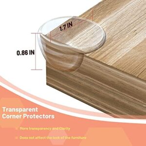 [24 Packs] BECOMTO Baby Safety Corner Guards,Premium Clear Furniture Edge Corner Protector with Strong 3M Gel Stickers Adhesive,Baby Safety Desk Table Sharp Corner Cushion Padding,Crystal Technology - Image 7