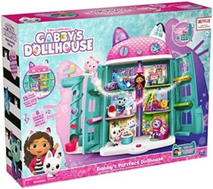 Gabby’s Dollhouse, Purrfect Dollhouse with 15 Pieces including Toy Figures, Furniture, Accessories and Sounds, Kids Toys for Ages 3 and up - Image 10