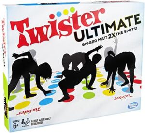 Hasbro Gaming Twister Ultimate: Bigger Mat, More Colored Spots, Family, Kids Party Game Age 6+; Compatible with Alexa (Amazon Exclusive) - Image 3