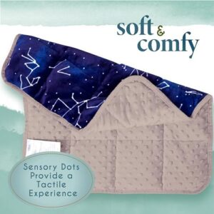 Florensi Weighted Lap Pad for Kids, 5 lbs - Weighted Blanket for Kids, Teenagers, Boys, Girls - Soft, Warm, Comfortable - Sensory Weighted Lap Blanket & Calm Down Corner Supplies - 20" x 23" - Image 8