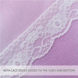 XiDi Dream Star Blackout Curtains for Kids Rooms Girl Princess Curtain for Daughter Bedroom Window (Pink Purple, W52 X L72) - Image 6