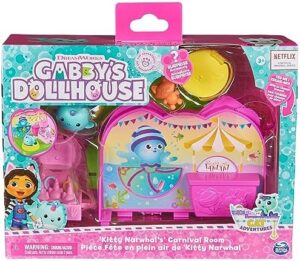 Gabby's Dollhouse Kitty Narwhal’s Carnival Room, with Toy Figure, Surprise Toys and Dollhouse Furniture, Kids Toys for Girls & Boys 3+ - Image 2