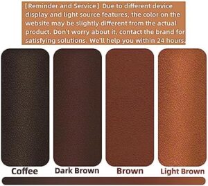 Leather Repair Patch, 35X79 Inch Repair Patch Self Adhesive Waterproof, DIY Large Leather Patches for Couches, Furniture, Kitchen Cabinets, Wall (Light Brown, 35X79 Inch) - Image 8