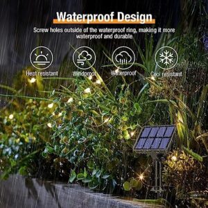 12 Pack Solar String Lights Outdoor, Total 960LED 396FT Solar Fairy Twinkle Lights Outdoor Waterproof 8 Modes Copper Wire Solar Lights for Outside Garden Patio Tree Christmas Wedding Party Decor - Image 2
