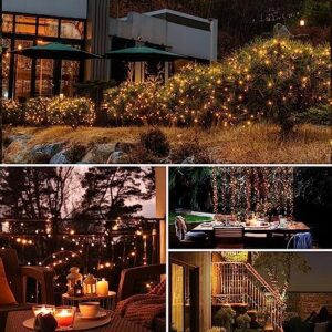 12 Pack Solar String Lights Outdoor, Total 960LED 396FT Solar Fairy Twinkle Lights Outdoor Waterproof 8 Modes Copper Wire Solar Lights for Outside Garden Patio Tree Christmas Wedding Party Decor - Image 5