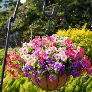 Artificial Flowers for Outdoor, 20 Bundle UV Resistant Fake Silk Flowers, Realistic Faux Plants for Outside Indoor Porch Patio Window Box Planter Home Decor (Purple) - Image 6