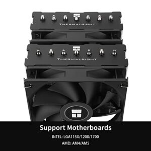 Thermalright PS120SE CPU Air Cooler, 7 Heat Pipes CPU Cooler,Dual 120mm TL-C12B V2 PWM Fan, AGHP 4.0 Technilogy, S-FDB Bearing, for AMD AM4 AM5/Intel 1700/1150/1151/1200/1851, PC Cooler - Image 3