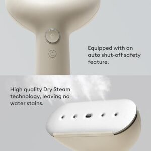 Steamery Handheld Clothes Steamer Cirrus 3, 1200W, US Plug, Heated Ironing Plate, Fast Heat Up, Garment Wrinkle Remover, Beige - Image 4