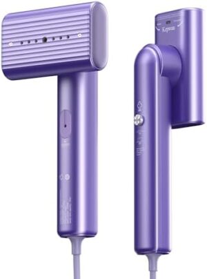 Travel Portable Steamer for clothes - Handheld Steamer for Fabric Clothing Wrinkles, 15s Fast Heat-up Rotary Garment Steamer, 1200W Light Mini Steam Iron for Home, Office and Travel (Purple)