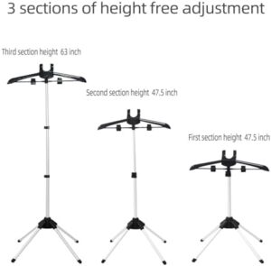 Clothes Steamer Stand With 1 Pair Ironing Gloves,Steamer Rack For Clothes,Steam Iron Stand,Garment Steamer Rack - Image 2